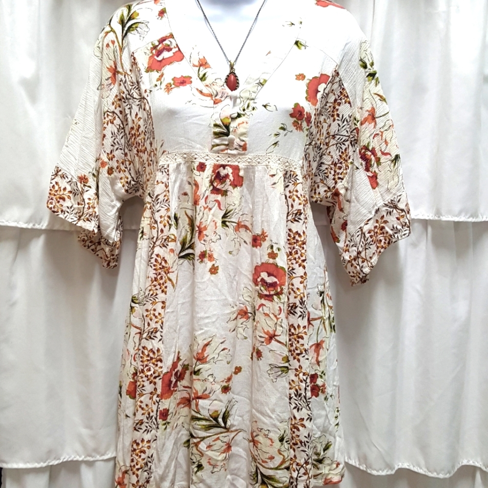 Umgee Boho Floral Dress